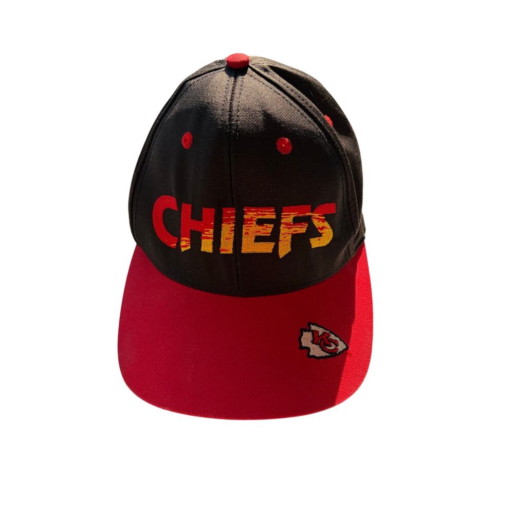 Vintage 90’s KC Chiefs SnapBack hat- big letters- Preowned